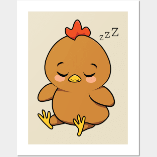 Brown Chicken Posters and Art